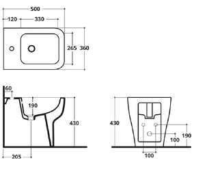 Bidet Serie SEVEN