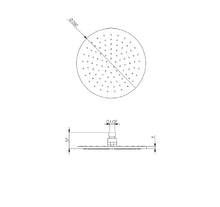 Load image into Gallery viewer, Soffione Ottone Tondo D.250Mm
